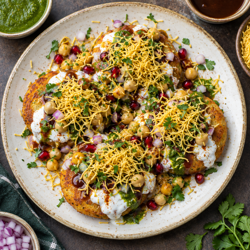 Aloo Tikki Chaat