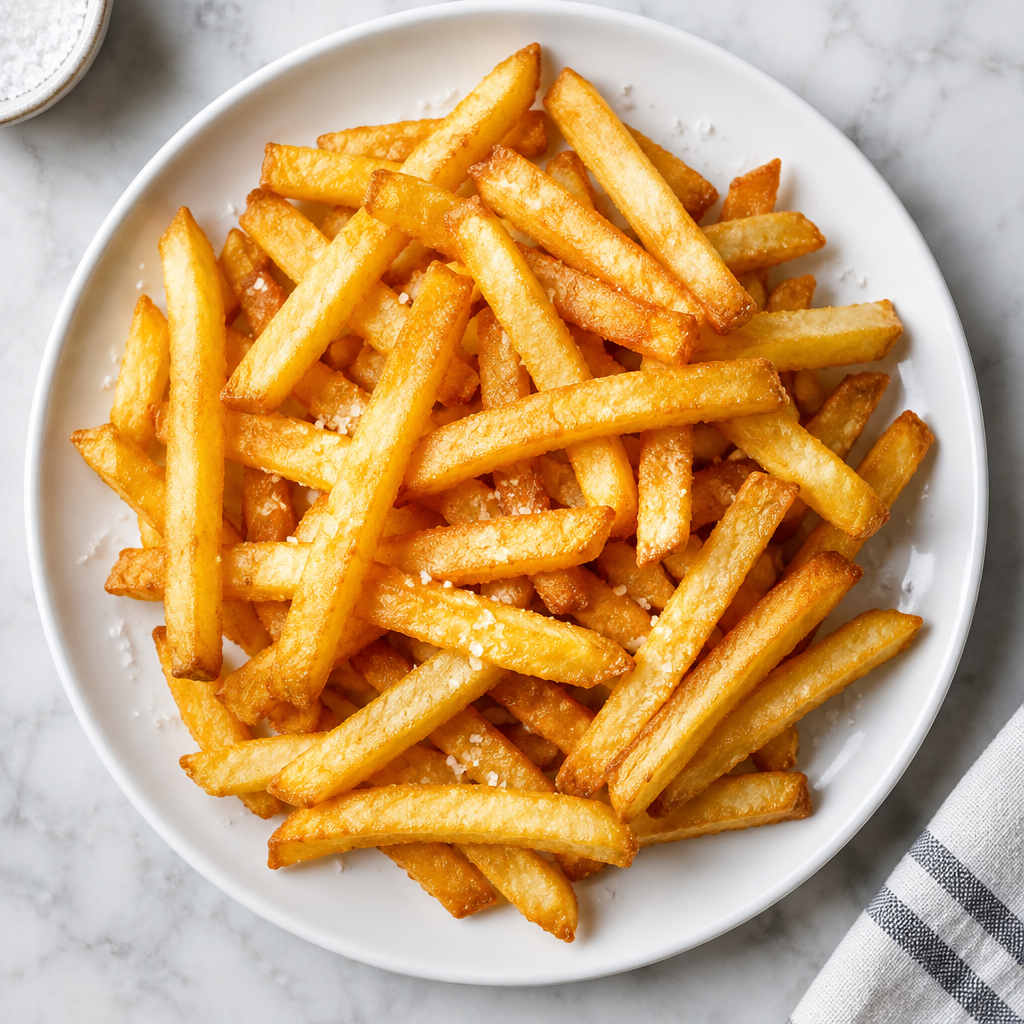 Classic golden crispy fries